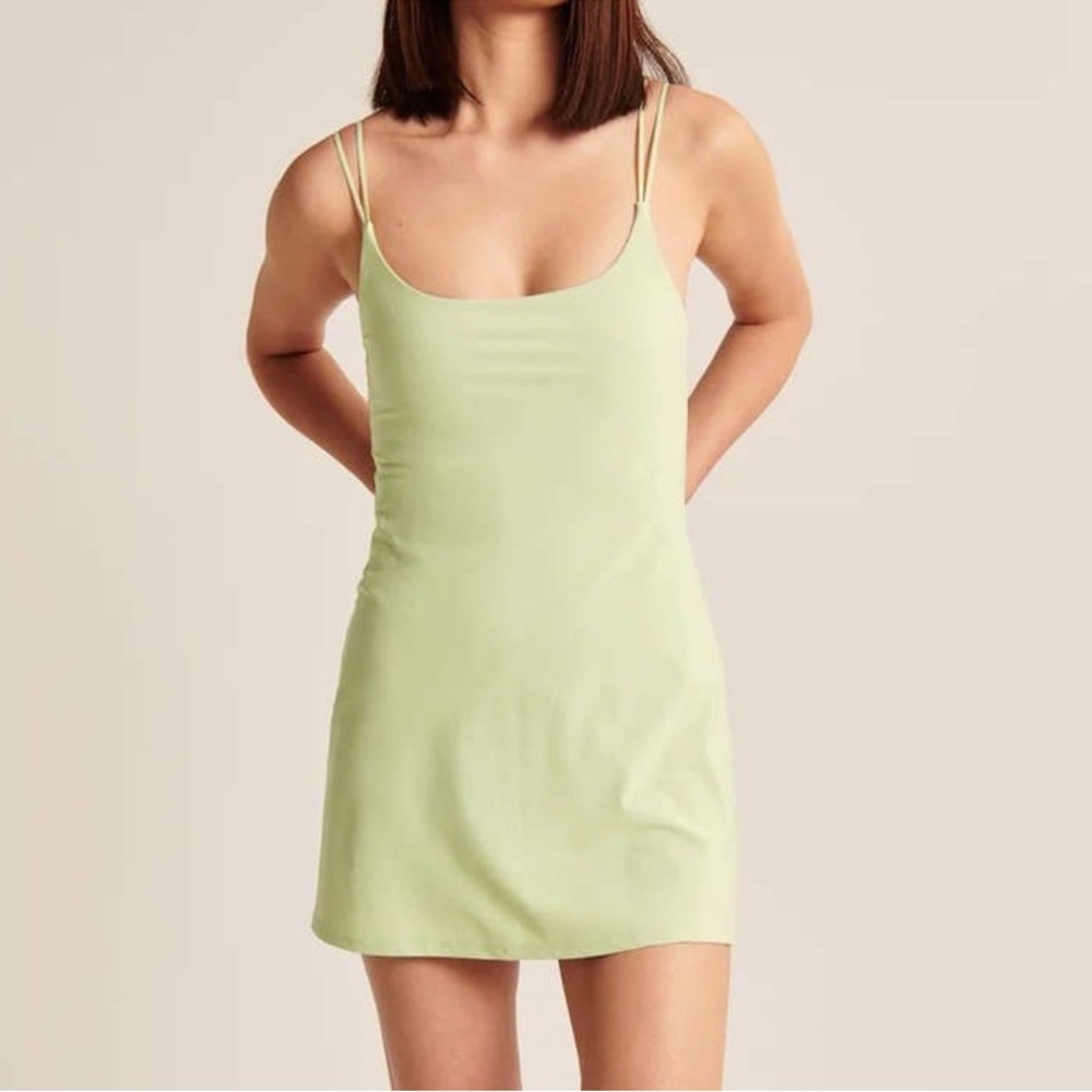Abercrombie Traveler Mini Dress Lime Green